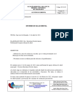 Informe - Acta. Salud Mental y Consumo