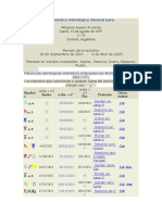 Pronóstico Astrológico General para