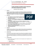 Bases Del Concurso Interno de Méritos para Acreditar Inspectores Municipales de Obras