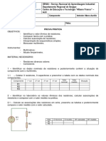 Prova Prática Eletricidade