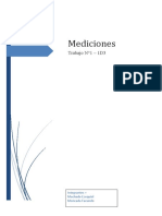 Mediciones: Trabajo N°1 - 1D3