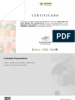 O Ministério Da Cidadania (CNPJ:05.526.783/0001-65) Certifica Que PAULA KELLY DA