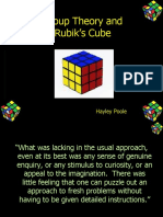 Group Theory and Rubik's Cube