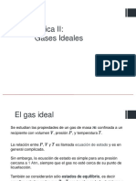 Física II: Gases Ideales
