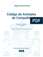 Código de Animales de Compañía: Códigos Electrónicos