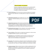 Glosario Capítulo 1 de Finanzas I Paola Saavedra Gerencia Financiera