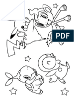 Coloriage Pikachu Et Ses Amis A Colorier - PNG