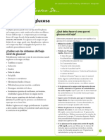 Low Blood Glucose (Let's Talk About... Pediatric Brochure) Spanish