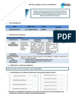 Sesion de Aprendizaje 2023-3° y 4° Grado-Vii Ciclo