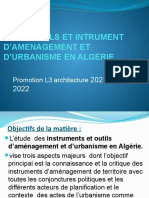 Cours Outils Et Intrument D'Amenagement Et D'Urbanisme en Algerie