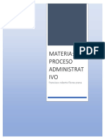 Materia: Proceso Administrat IVO: Francisco Roberto Flores Arana
