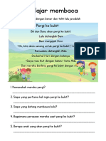 Story With LL Reading Comprehension Worksheet