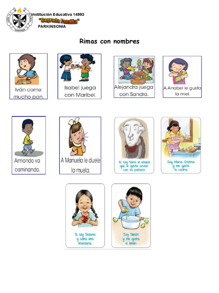Rimas Con Nombres | PDF