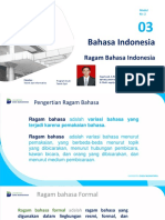 Ragam Bahasa Indonesia FTI - Teknik Sipil