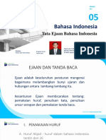 Tata Ejaan Bahasa Indonesia