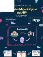 Resolución de Problemas Matemáticos: Variantes Metodológicas Del ABP