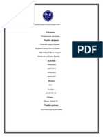 Asignatura: Organización y Métodos