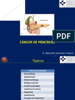 Cáncer de Páncreas: R. Alejandro Espinosa Campos Cirujano Oncólogo