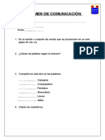 2da Unidad Mes de Abril - Comunicacion