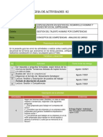 Guía de actividades para gestión por competencias