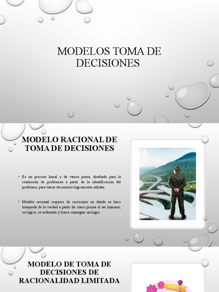 Modelos Toma de Decisiones | Descargar gratis PDF | Toma de decisiones ...