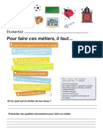 Pour Faire Ces Métiers, Il Faut.... : Étudiant (E)