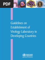 Download Guidelines on Establishment of Virology Laboratory in Developing Countries by bios74 SN64058098 doc pdf