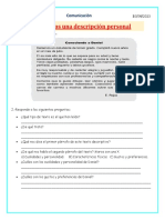 Ficha Lun 10 de Abril Comunicacion 4º Grado