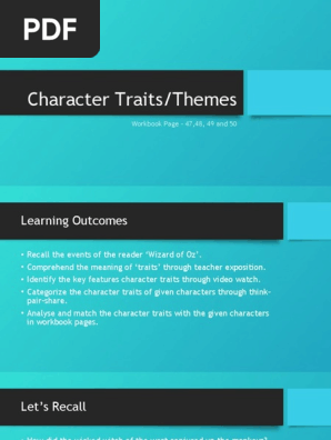 Character Traits