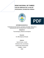 Grupo 1 - Tratamiento de Las Fractures, Principios Generales. Reducción y Mantenimiento de Inmovilizaciones y Complicaciones