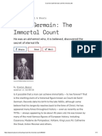 Count de Saint-Germain and His Immortal Life