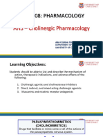 10.BMD 308 - Cholinergic Pharmacology
