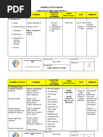 CSS Training Activity Matrix