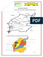 1.-Colorea El Mapa de La Provincia de Chincha Según El Modelo Presentado en Clases
