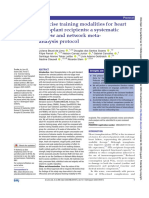 Exercise Training Modalities For Heart Transplant Recipients. A Systematic Review and Network Meta-Analysis Protocol