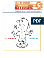 Izquierda y Derecha para Ninos de 5 Anos