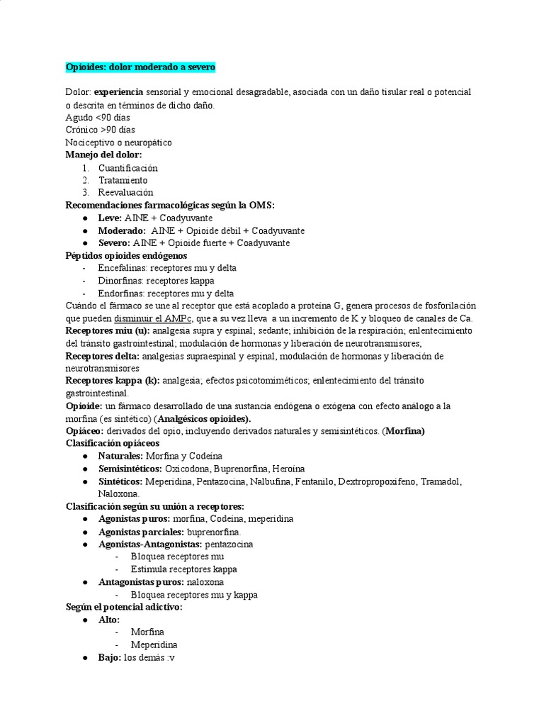 Opioides Pdf