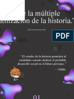 "De La Múltiple Utilización de La Historia.": Edith Amelie Barrera Martí