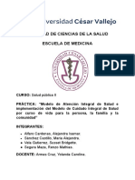 Facultad de Ciencias de La Salud Escuela de Medicina