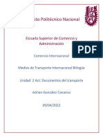 Unidad 2 Act Documentos Del Transporte