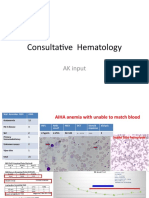 Consultative Hematology: Cases of AIHA, HLH, and Hemolytic Anemia