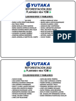 Reforestación 2022: P YDM