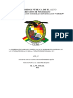 Universidad Pública de El Alto: Dirección de Postgrado