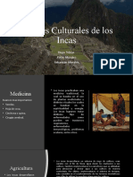 Aportes Culturales de Los Incas