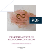 Principios Acticos de Productos Cosmeticos