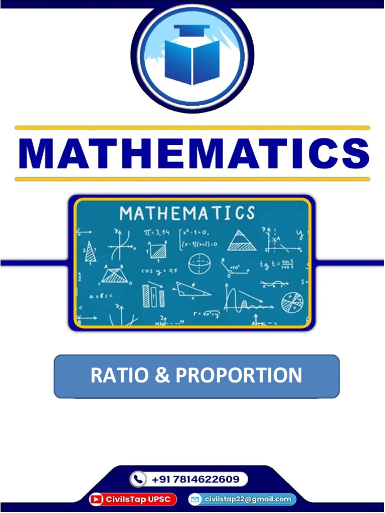 Ratio&proportion | PDF | Ratio | Odds