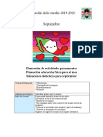 Plan Diagnostico Septiembre 2019