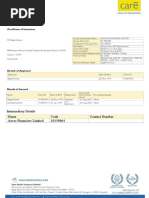 ROHINI Certificate | PDF