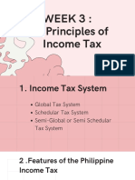 Week 3: Principles of Income Tax