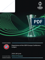 UEFA Europa Conference League Regulations